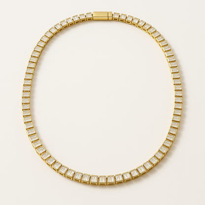 Tennis - Gold Necklace